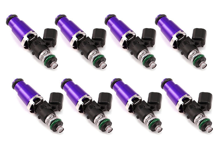 ID1700-XDS Injectors Set of 8, 60mm Length, 14mm Grey Adaptor Top, 14mm Lower Adaptor, Potted 4