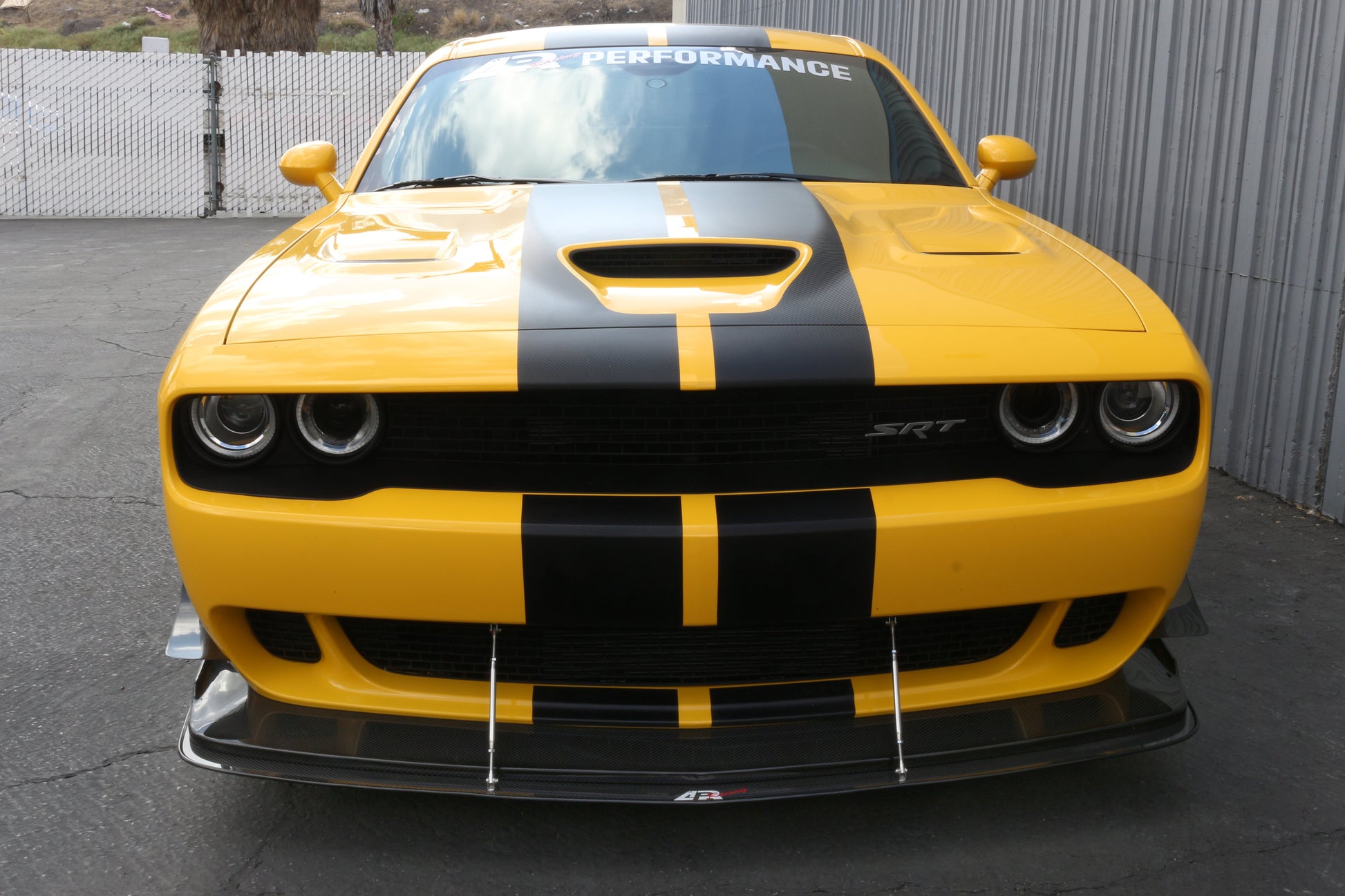 APR PERFORMANCE CARBON FIBRE FRONT WIND SPLITTER W/RODS