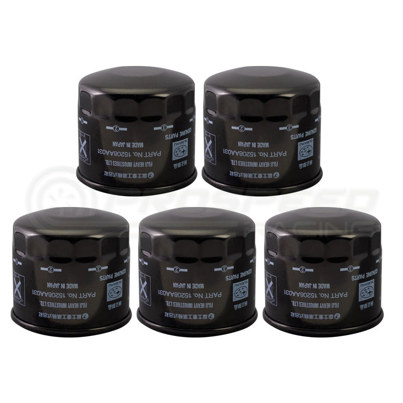 SUBARU GENUINE OIL FILTER 5 PACK