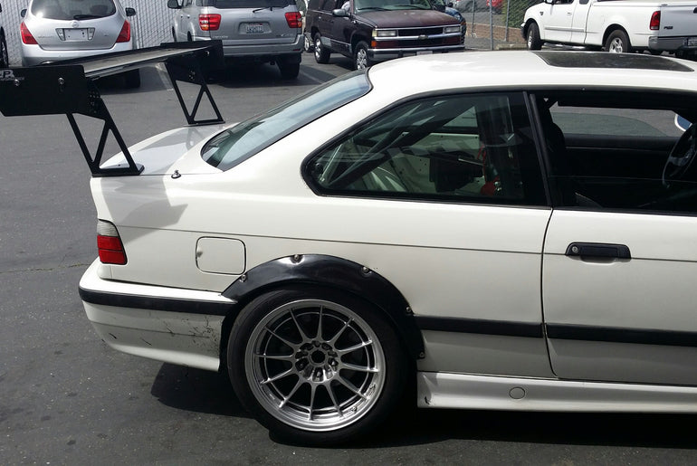 APR PERFORMANCE CARBON FIBRE BMW E36 GT-250 ADJUSTABLE WING 1990 - 2000