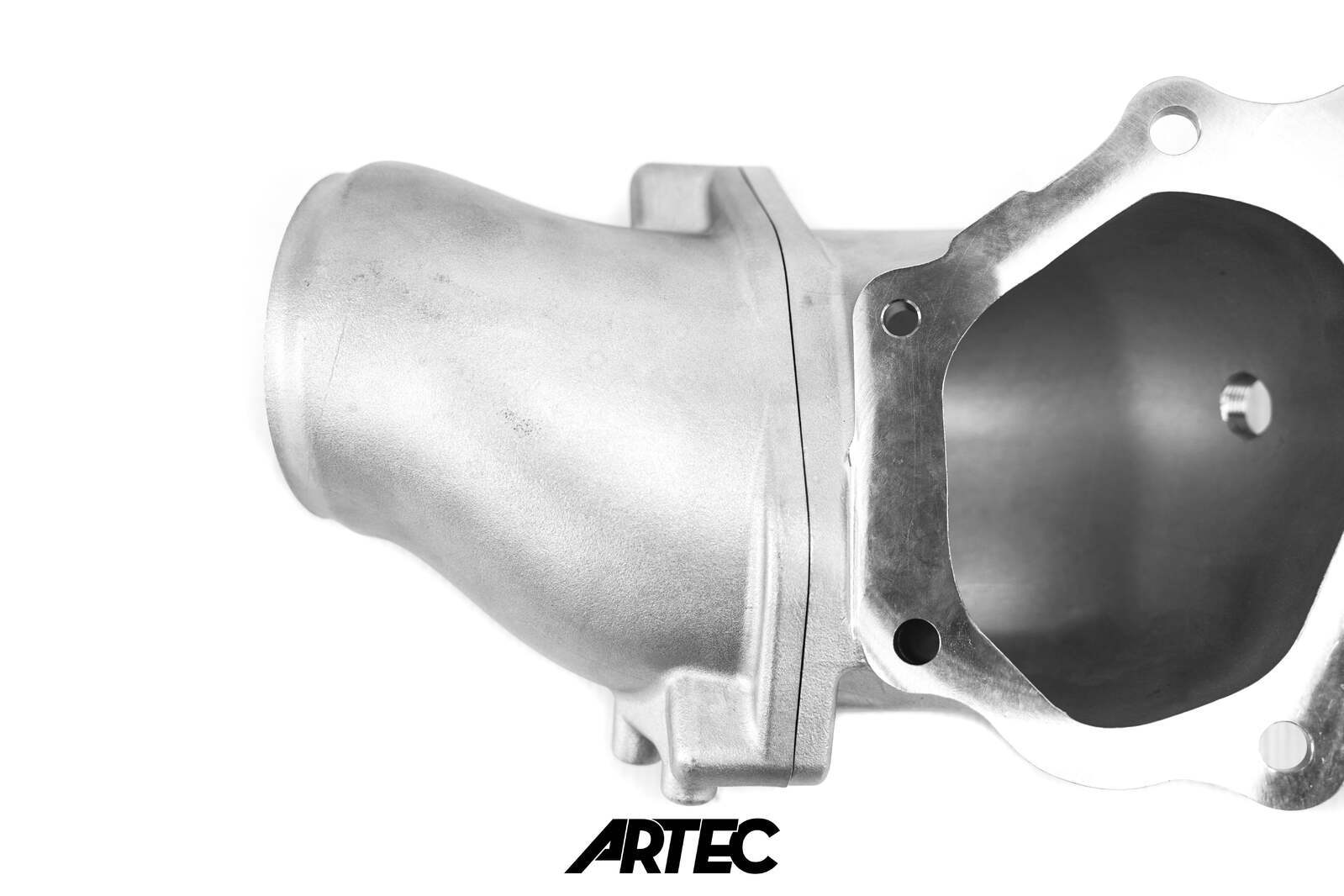 ARTEC 4" TO 3.5" CAST OUTLET O2 HOUSING DUMP PIPE