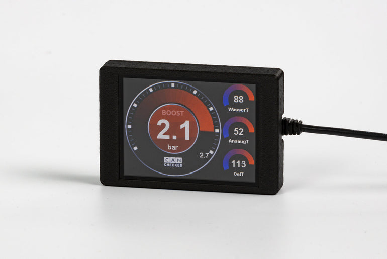 CANCHECKED MFD32 GEN2 PROGRAMMABLE TOUCH SCREEN CANBUS DISPLAY