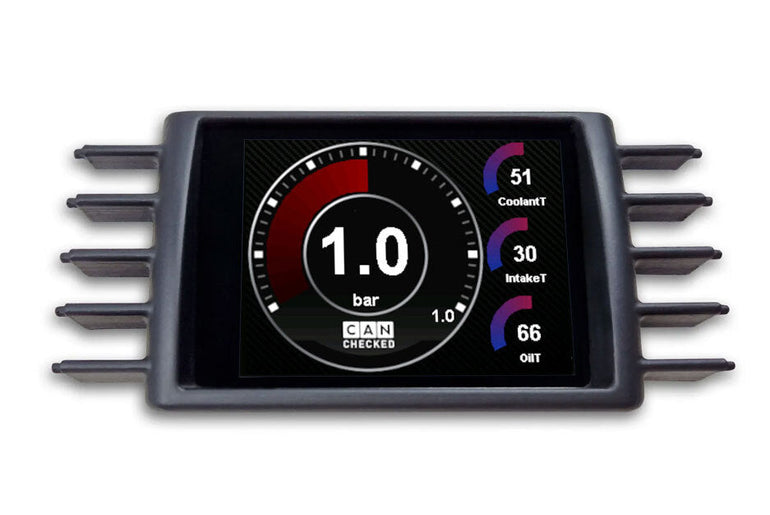 CANCHECKED MFD28 GEN2 PROGRAMMABLE TOUCH SCREEN CANBUS DISPLAY AUDI A6 C5 4B CC31042