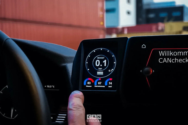 CANCHECKED MFD32 GEN2 PROGRAMMABLE TOUCH SCREEN CANBUS DISPLAY - TOYOTA SUPRA A90/A91 19+