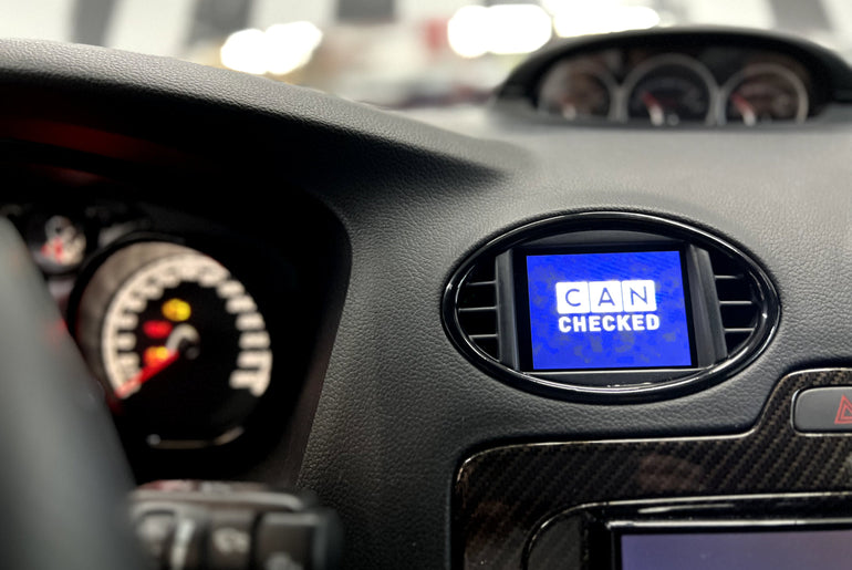 CANCHECKED MFD28 GEN2 PROGRAMMABLE TOUCH SCREEN CANBUS DISPLAY FORD FOCUS LS LT LV INC XR5 ST RS CC37050