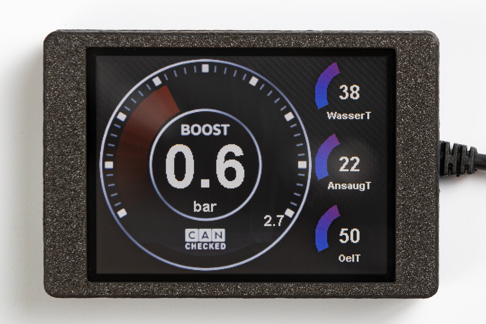 CANCHECKED MFD32 GEN2 PROGRAMMABLE TOUCH SCREEN CANBUS DISPLAY MITSUBISHI EVO X CC38011
