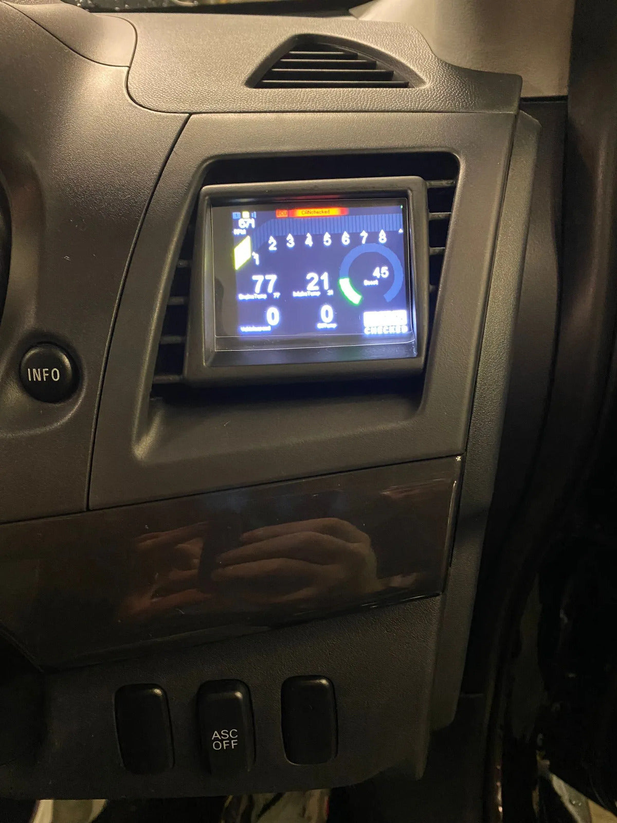 CANCHECKED MFD32 GEN2 PROGRAMMABLE TOUCH SCREEN CANBUS DISPLAY MITSUBISHI EVO X CC38011