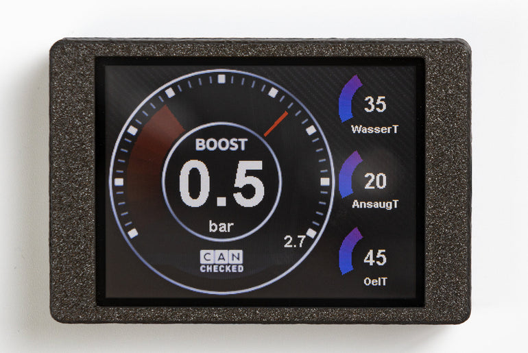 CANCHECKED MFD32 GEN2 PROGRAMMABLE TOUCH SCREEN CANBUS DISPLAY MITSUBISHI EVO X CC38011