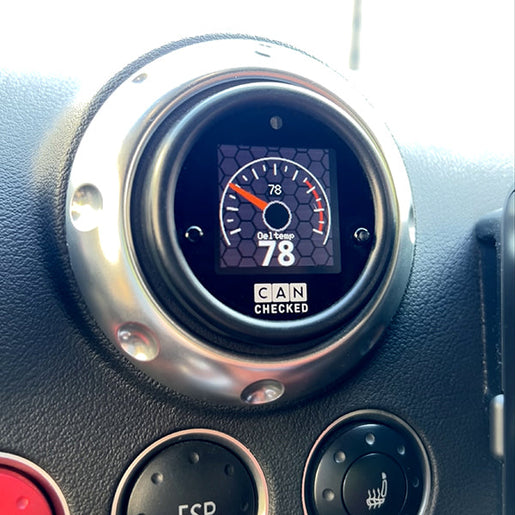 CANCHECKED MFD15 GEN2 OLED PROGRAMMABLE CANBUS GAUGE DISPLAY KIT AUDI TT 8N MK1 CC51004