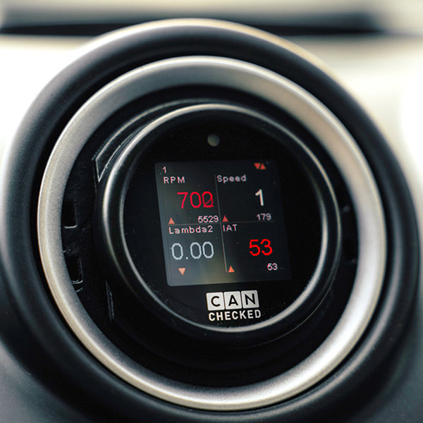 CANCHECKED MFD15 GEN2 OLED PROGRAMMABLE CANBUS GAUGE DISPLAY KIT FIESTA INC ST MK6 WS 08 12 CC57003