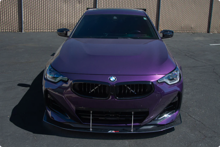 APR PERFORMANCE CARBON FIBRE FRONT WIND SPLITTER W/RODS