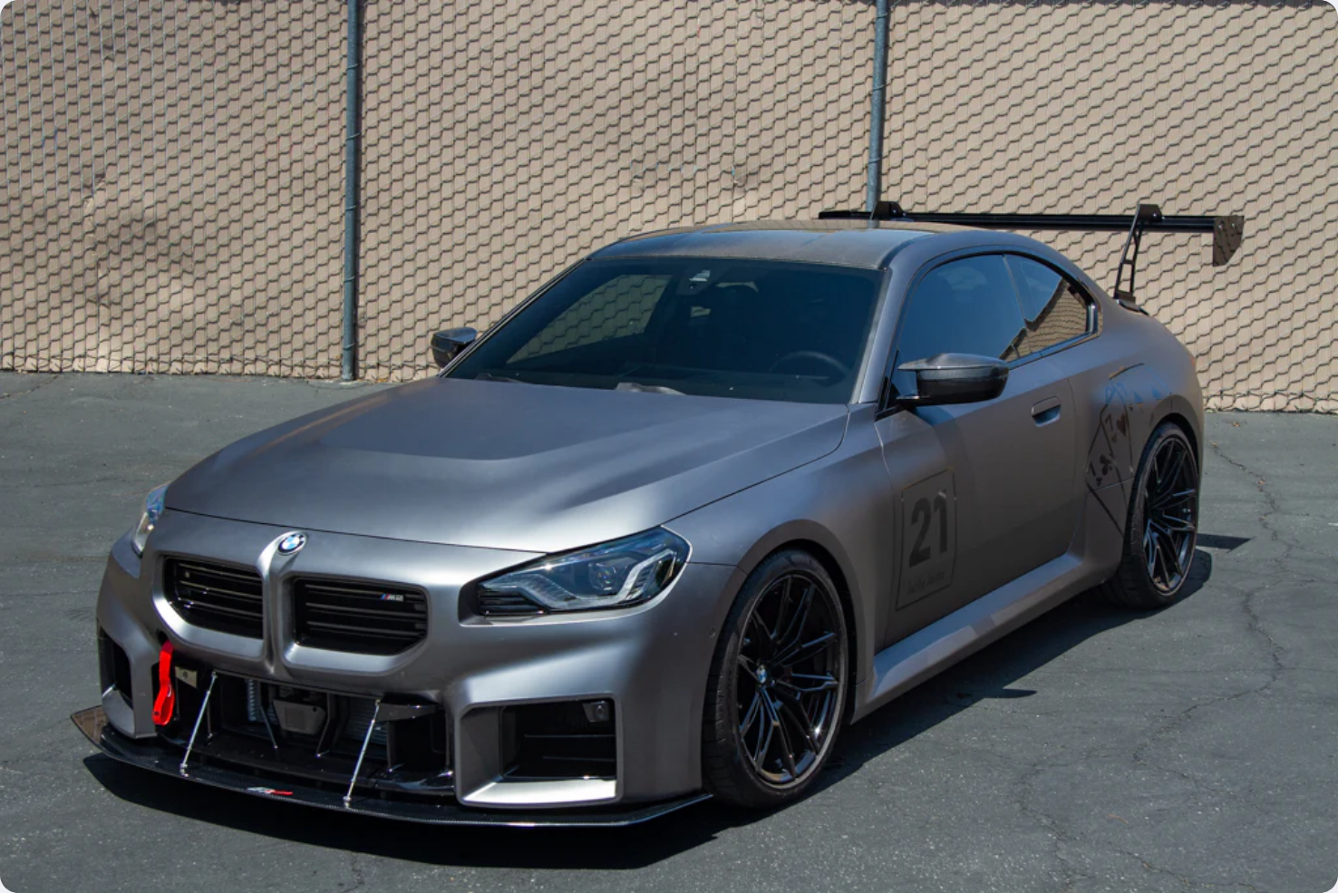 APR PERFORMANCE CARBON FIBRE FRONT WIND SPLITTER W/RODS