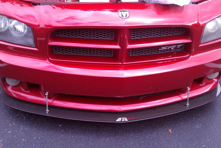 APR PERFORMANCE CARBON FIBRE FRONT WIND SPLITTER W/RODS