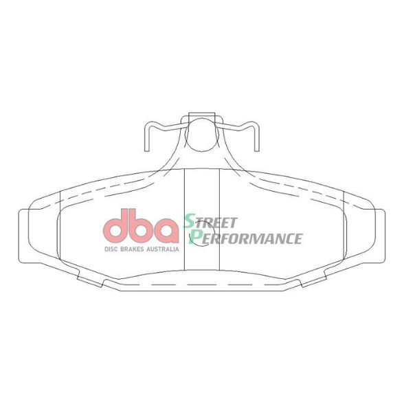 DBA SP Street Performance Rear Brake Pads - Ford Falcon AU/BA/BF/FG