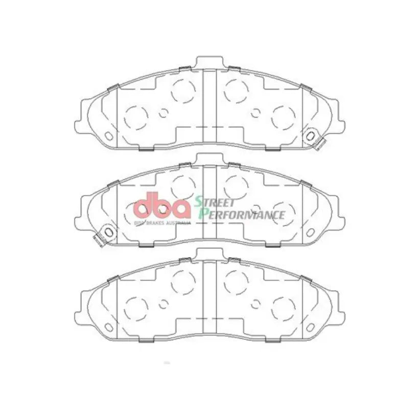 DBA SP Street Performance Front Brake Pads - Ford Falcon BA/BF/FG/Holden Commodore VT/VX/VY/VZ Disc Brakes Australia