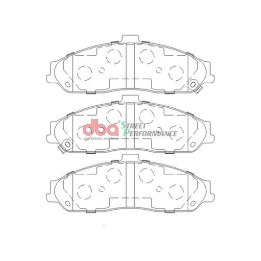 DBA SP Street Performance Front Brake Pads - Ford Falcon BA/BF/FG/Holden Commodore VT/VX/VY/VZ