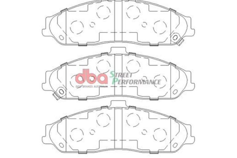 DBA SP Street Performance Front Brake Pads - Ford Falcon BA/BF/FG/Holden Commodore VT/VX/VY/VZ