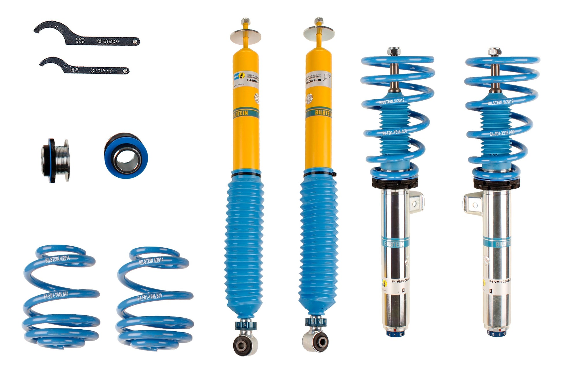 BILSTEIN B16 DAMPER ADJUSTABLE COILOVER SUSPENSION KIT - BMW M3 E46 98-05