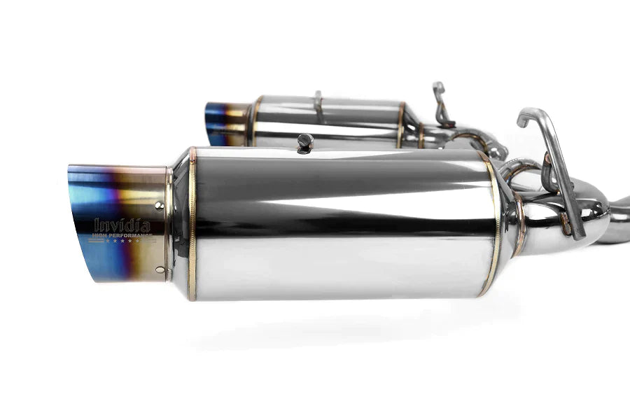 Invidia N1 Cat Back Exhaust – Subaru BRZ, Toyota 86 & GR86 (Burnt Titanium Tips)