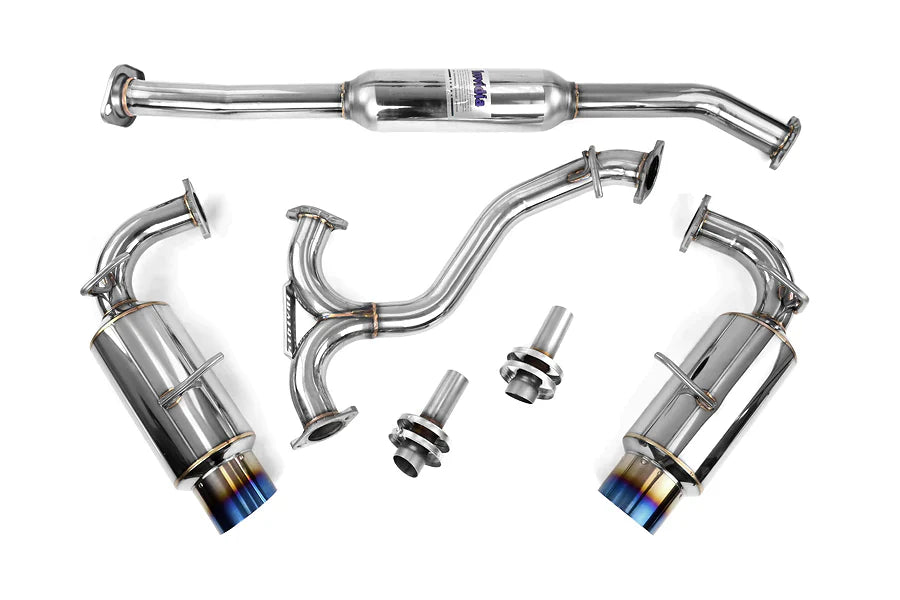 Invidia N1 Cat Back Exhaust – Subaru BRZ, Toyota 86 & GR86 (Burnt Titanium Tips)