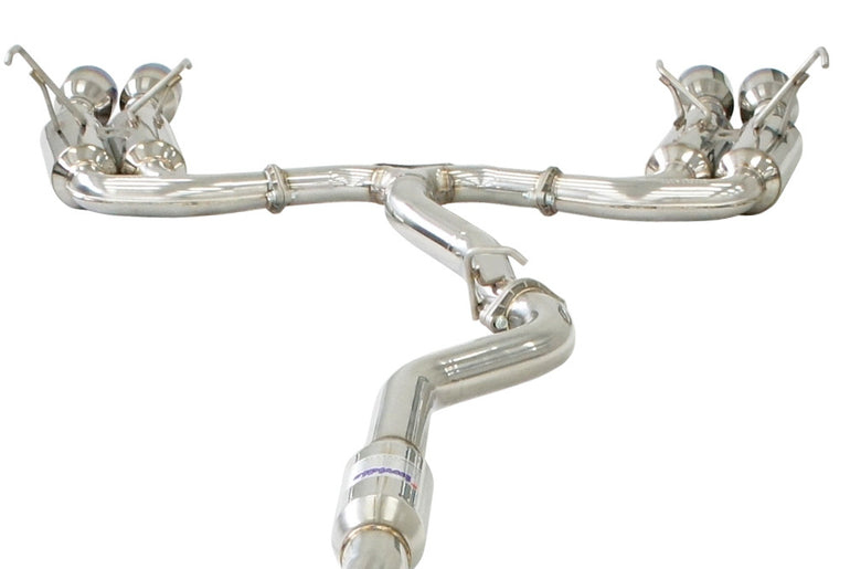 Invidia R400S Cat Back Exhaust w/Ti Straight Cut Tips - Subaru WRX/STI 11-21