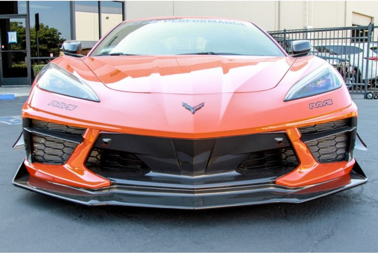 APR PERFORMANCE CARBON FIBRE C8 FRONT AIR DAM/SPLITTER/LIP