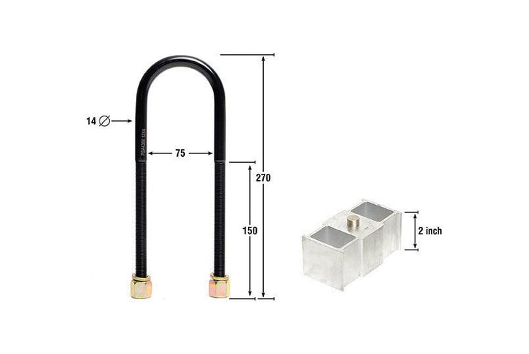 Whiteline Lowering Block Kit 2.0