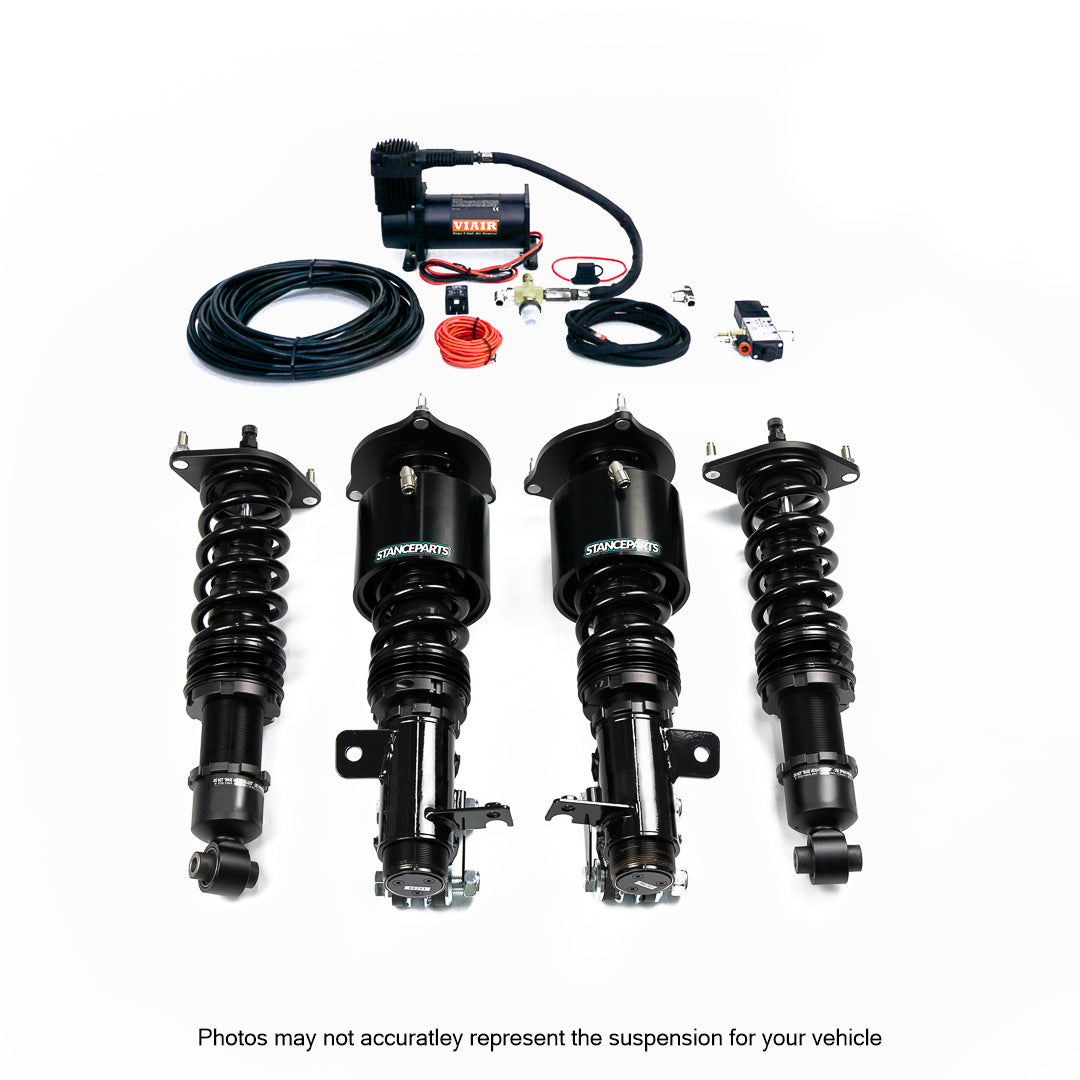 MCA Pro Comfort suspension kit with Stanceparts front air cups – Ford Mustang 2015+