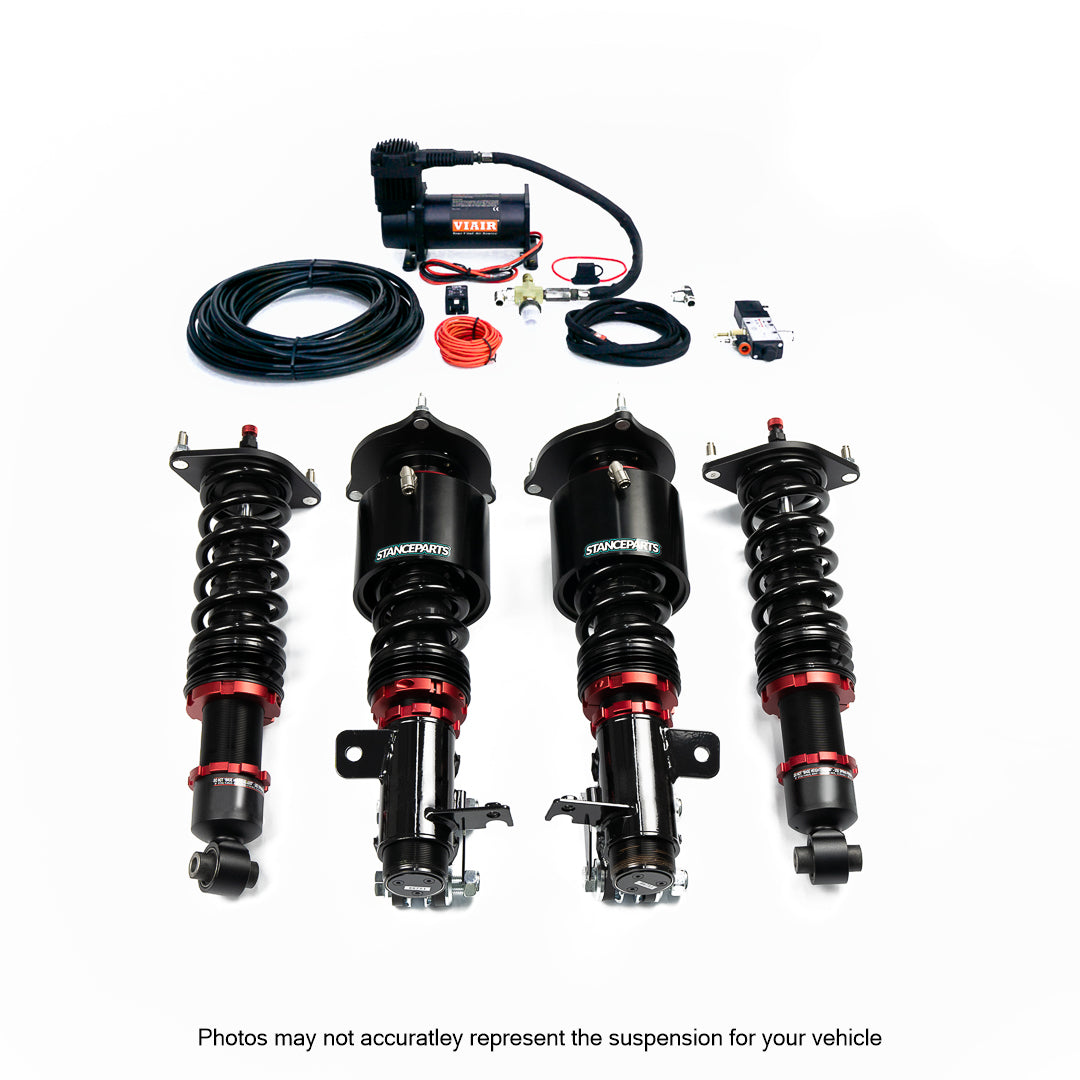 MCA Reds suspension kit with Stanceparts front air cups – Ford Mustang 2015+