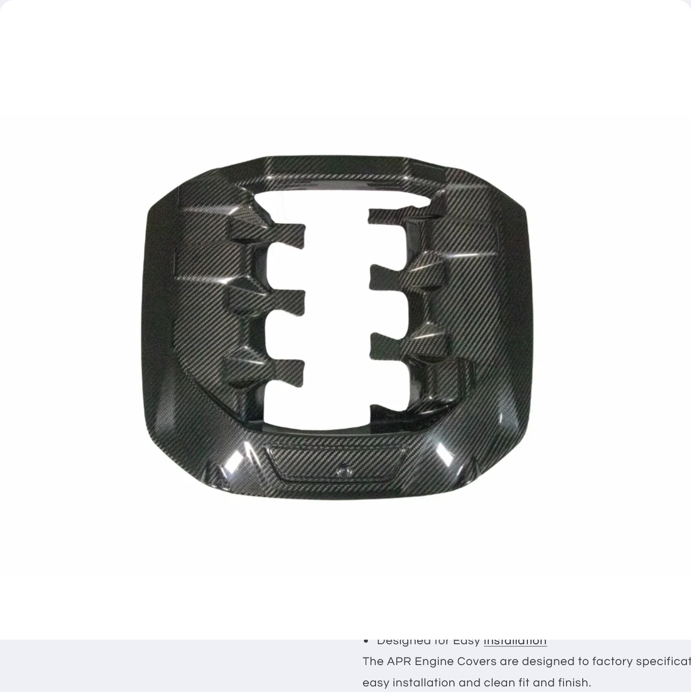 APR PERFORMANCE CARBON FIBRE ENGINE COVER