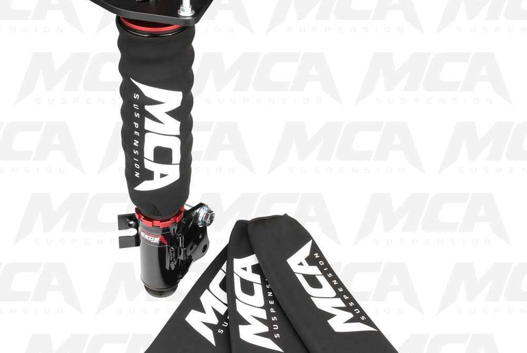 MCA Reds suspension kit with Stanceparts front air cups – Ford Mustang 2015+