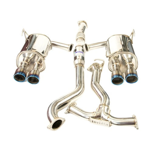 Invidia Q300 Cat Back Exhaust w/Ti Rolled Tips - Subaru WRX/STI 11-21 Invidia