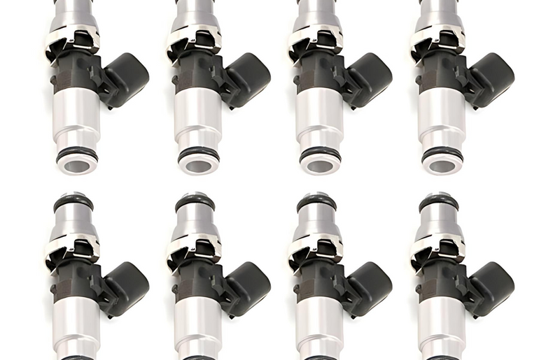 ID2600-XDS Injectors Set of 8, 60mm Length, 14mm Grey Adaptor Top, 14mm Lower Adaptor, Potted 4