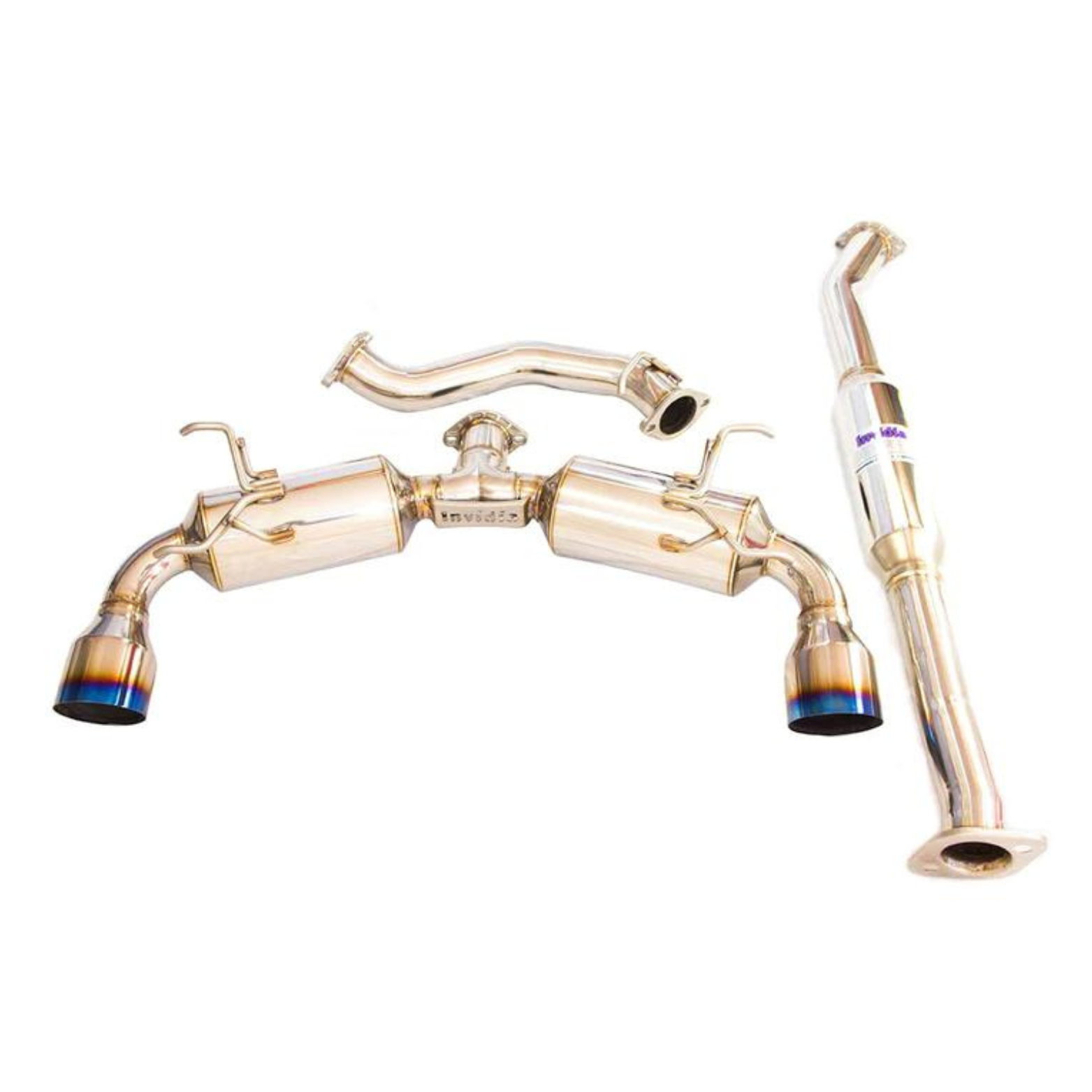 Invidia N2 70mm Cat Back Exhaust w/Ti Tips - Subaru BRZ & Toyota 86 12-21, 22+