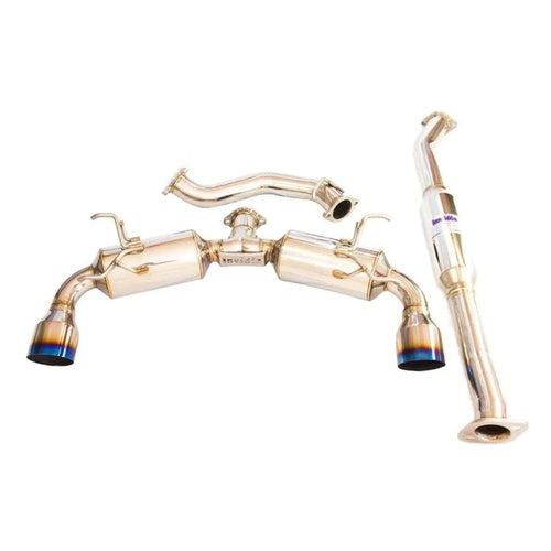 Invidia N2 70mm Cat Back Exhaust w/Ti Tips - Subaru BRZ & Toyota 86 12-21, 22+ Invidia