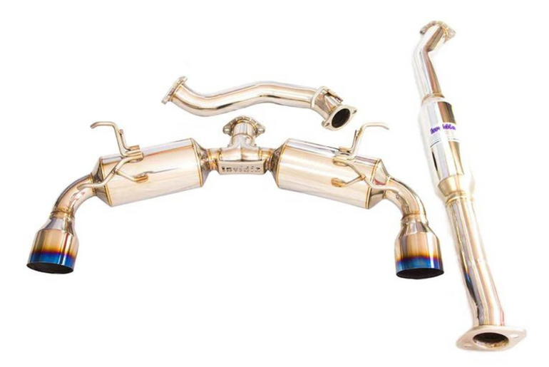 Invidia N2 70mm Cat Back Exhaust w/Ti Tips - Subaru BRZ & Toyota 86 12-21, 22+