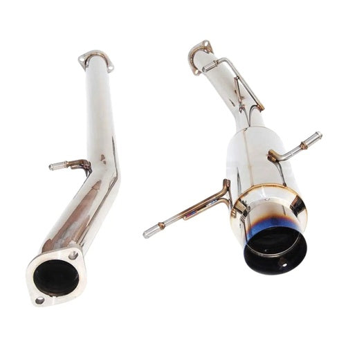 Invidia N1 Cat Back Exhaust Non Resonated w/Ti Tip - Subaru WRX/STI GD 01-07 Invidia