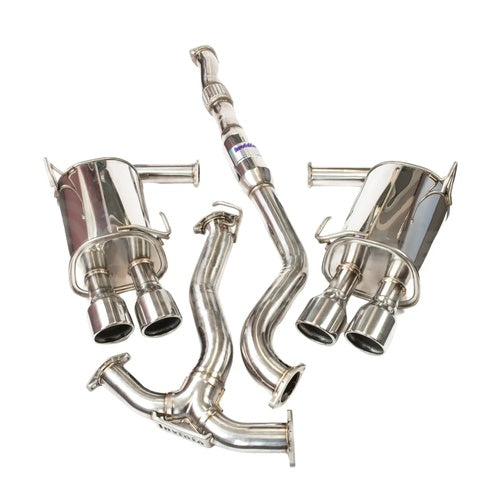 Invidia Q300 Cat Back Exhaust w/SS Rolled Tips - Subaru WRX/STI 11-20 Invidia