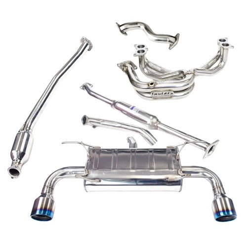 Invidia R400 70mm Engine Back Exhaust w/Invidia Equal Headers - Subaru BRZ/Toyota 86 12-21 (6MT) Invidia