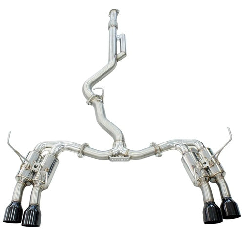 Invidia R400 "Signature Edition" Cat Back Exhaust w/Black Tips - Subaru WRX VB 22+ (Sedan) Invidia