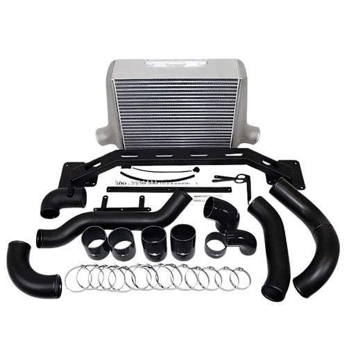 Process West 5" Stage 4 Intercooler Kit w/Raw Finish Core - Ford Falcon XR6 Turbo FG Process West