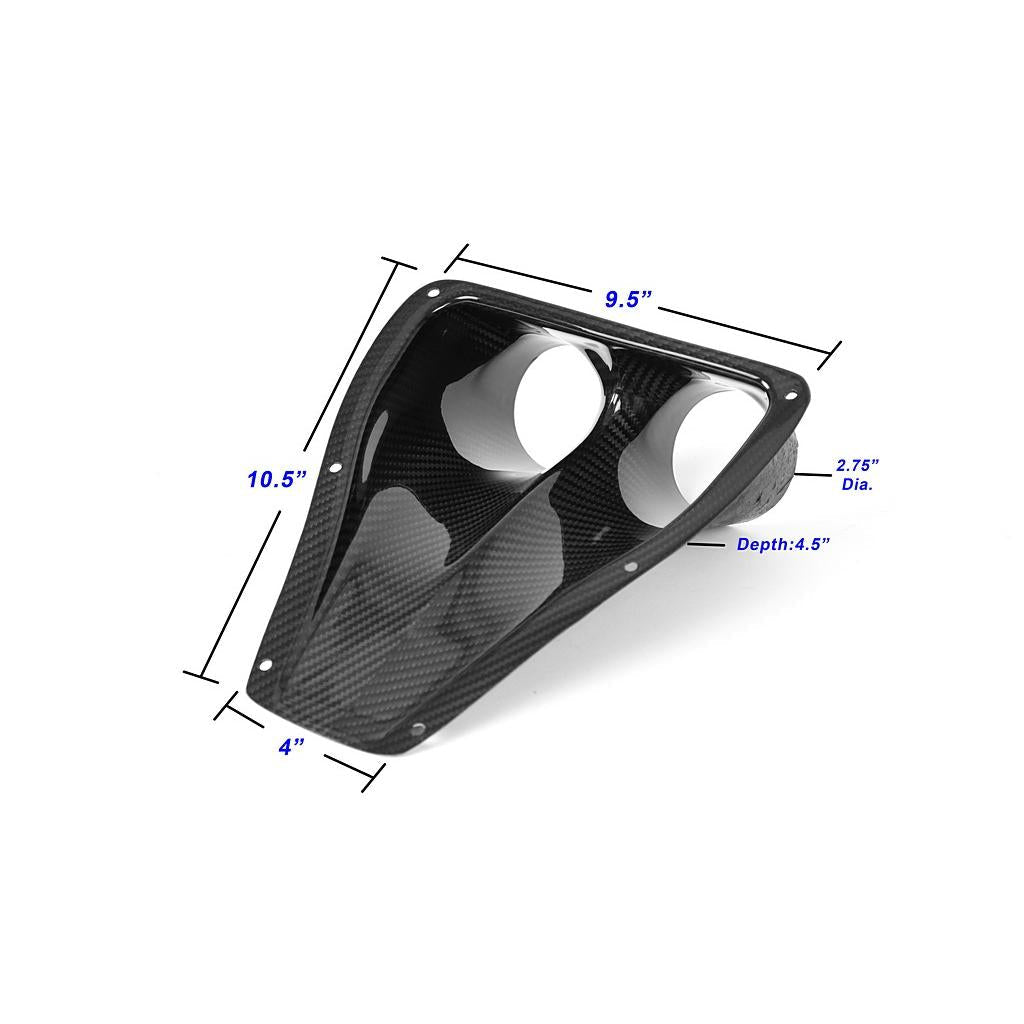 APR PERFORMANCE CARBON FIBRE DUAL NACA DUCTS
