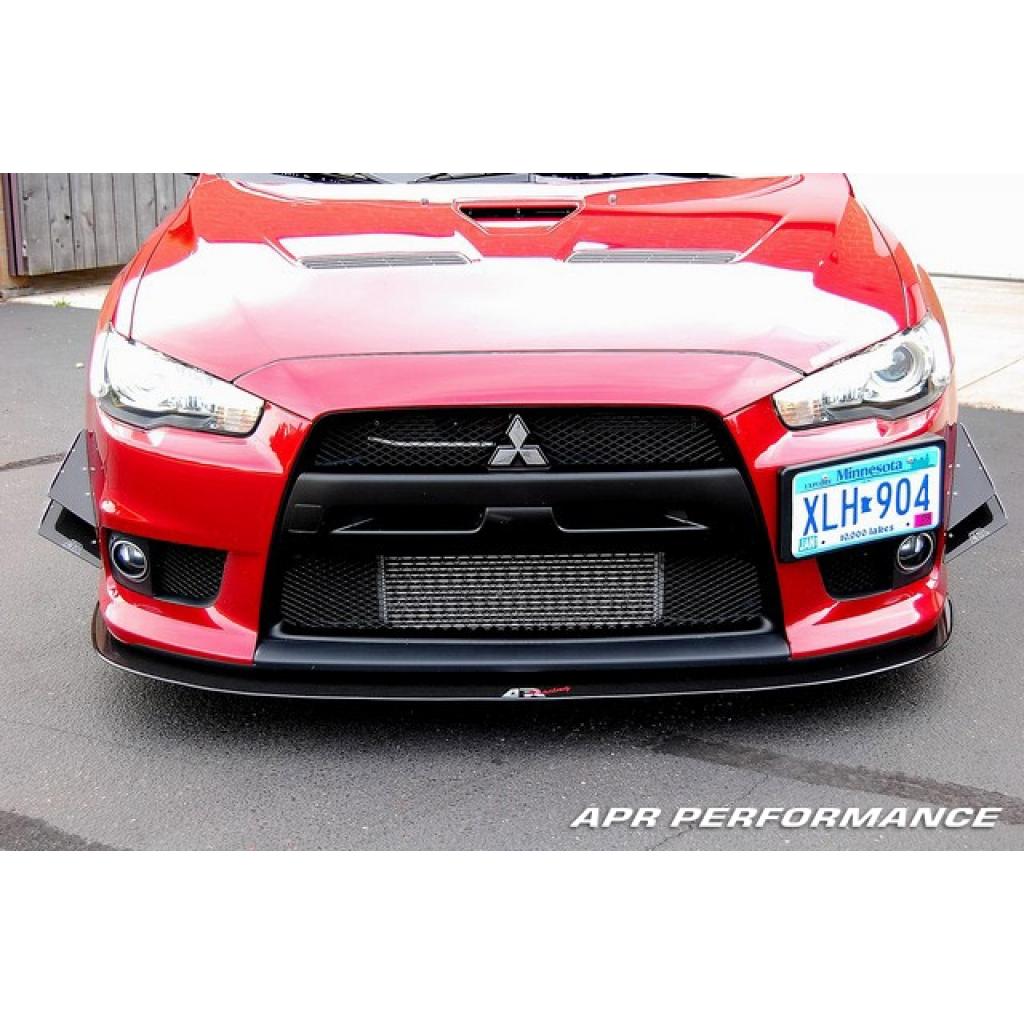 APR PERFORMANCE CARBON FIBRE FRONT WIND SPLITTER W/RODS