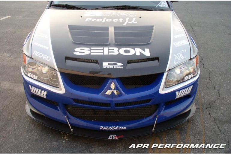 APR PERFORMANCE CARBON FIBRE FRONT WIND SPLITTER W/RODS
