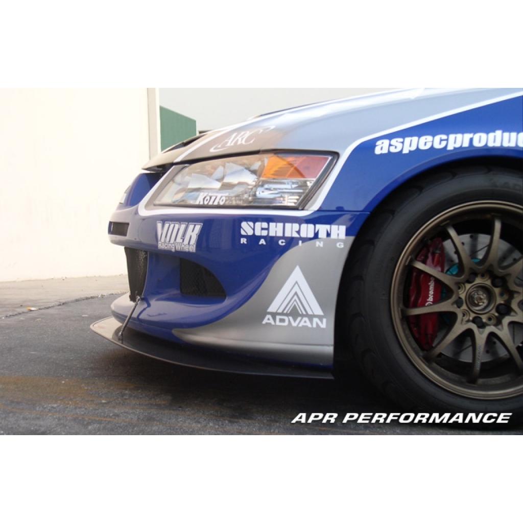 APR PERFORMANCE CARBON FIBRE FRONT WIND SPLITTER W/RODS