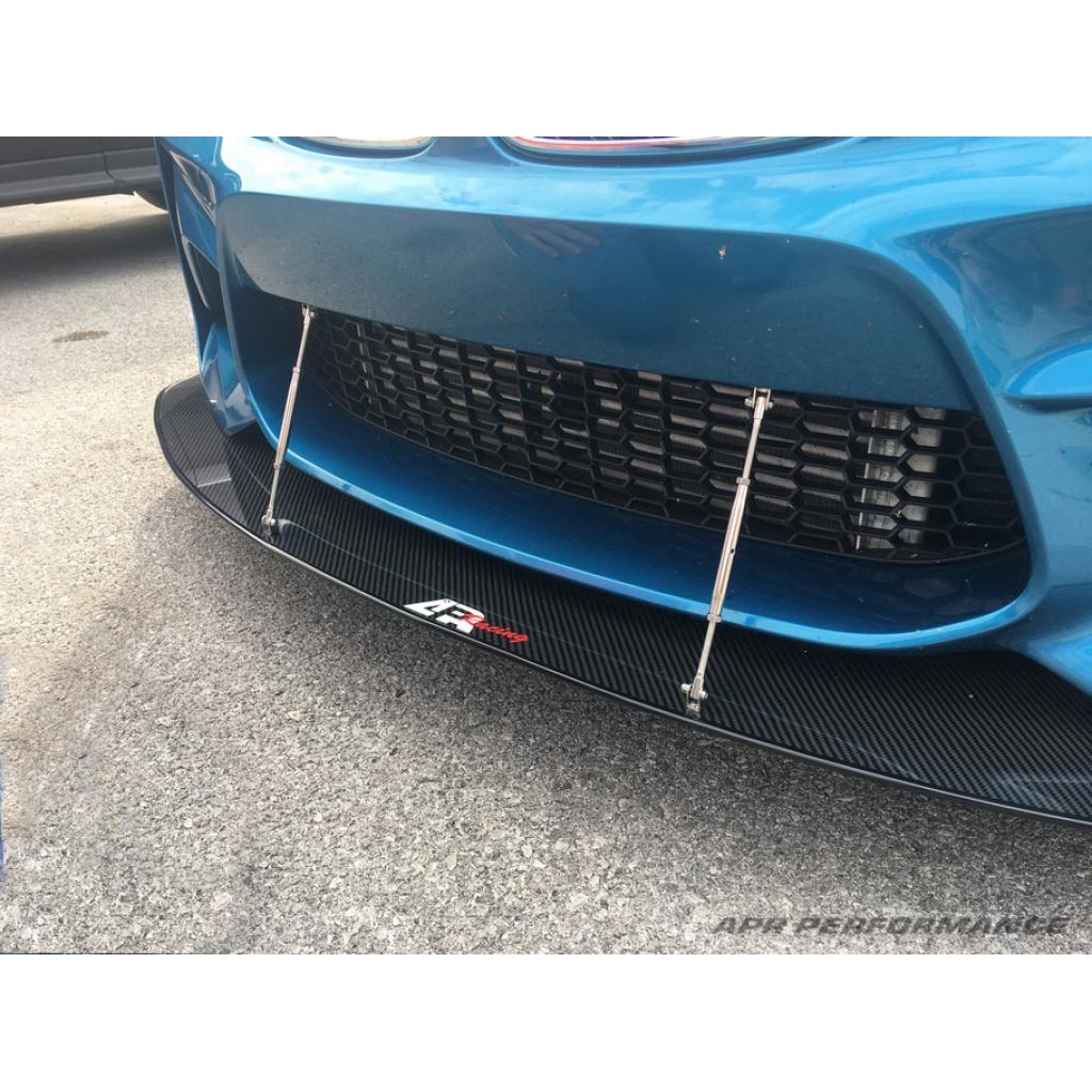 APR PERFORMANCE CARBON FIBRE FRONT WIND SPLITTER W/RODS