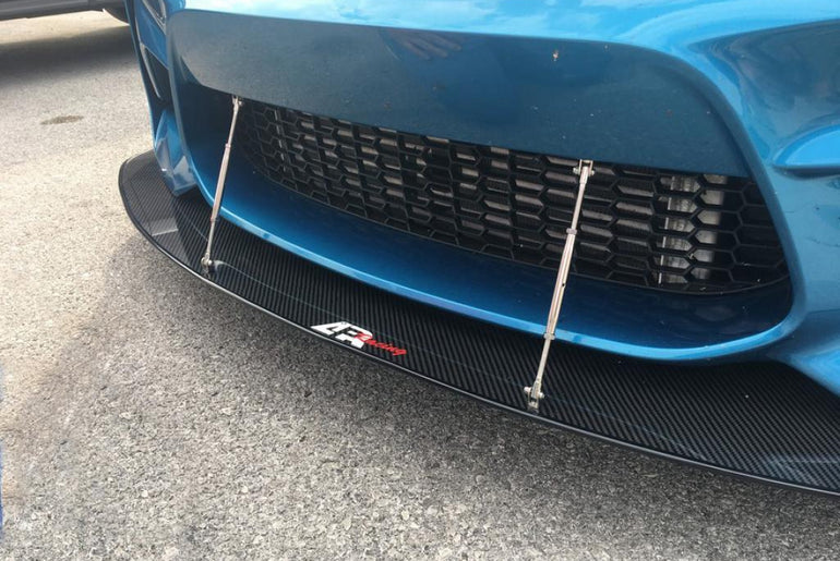 APR PERFORMANCE CARBON FIBRE FRONT WIND SPLITTER W/RODS