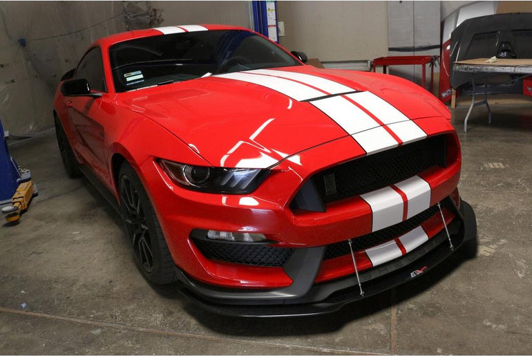 APR PERFORMANCE CARBON FIBRE FRONT WIND SPLITTER W/RODS