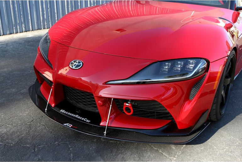 APR PERFORMANCE CARBON FIBRE FRONT WIND SPLITTER W/RODS