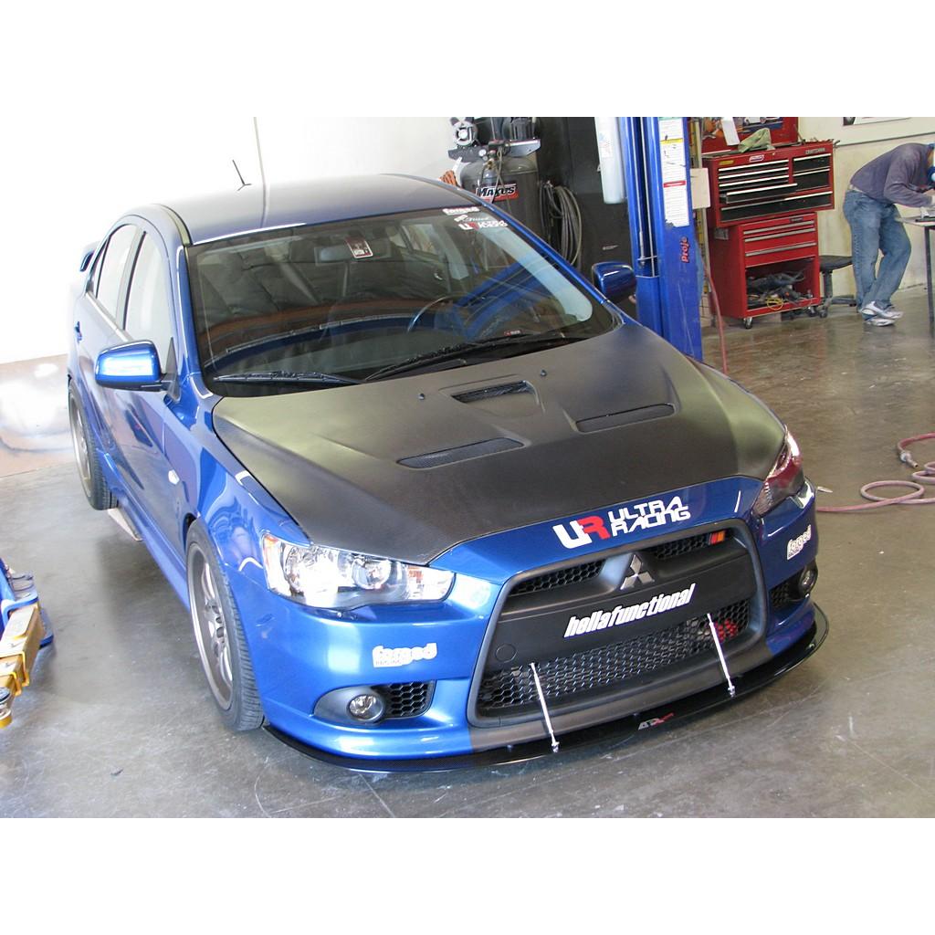 APR PERFORMANCE CARBON FIBRE FRONT WIND SPLITTER W/RODS